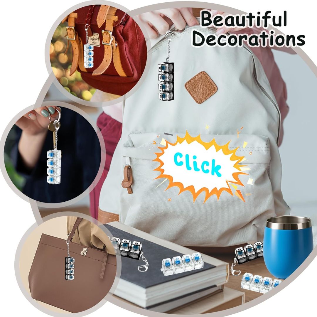 Llavero Antiestrés con Teclas y Luz